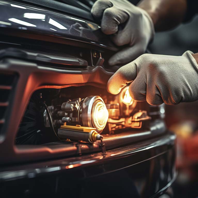 Sistema de iluminación de coche